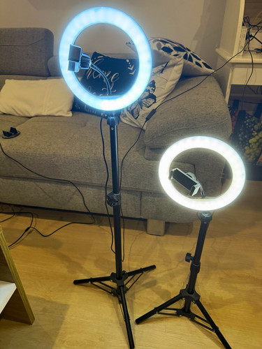Led ringlicht mit - mit, stativ